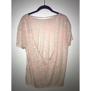 Backless short sleeve top